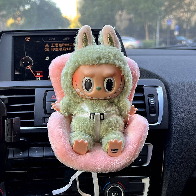 Labubu Car Seat – Cute Mini Car Chair for Displaying Collectible Figures